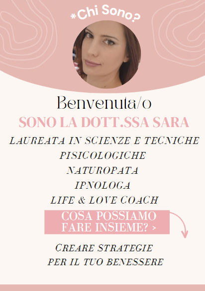 Dottoressa Sara Sica Ipnosi Naturopatia Coaching